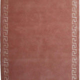 Teppich Rosa aus Wolle und Viskose – Paris Greco – Gesamtansicht des Teppichs