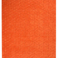 Vloerkleed oranje geometrisch van wol 200x300 – Cory