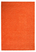 Tapis orange en laine 200x300 – Cory