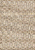 Tapis blanc et marron en laine 170x240 – Milhac