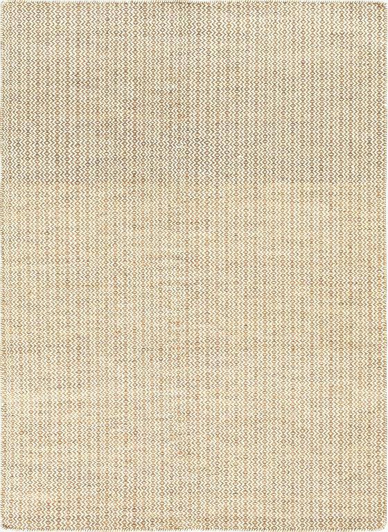 Tapis de couloir orange et blanc en laine – Milhac : vue d'ensemble du tapis