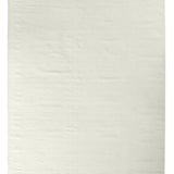 Tapis blanc en laine – Milhac : vue d'ensemble du tapis