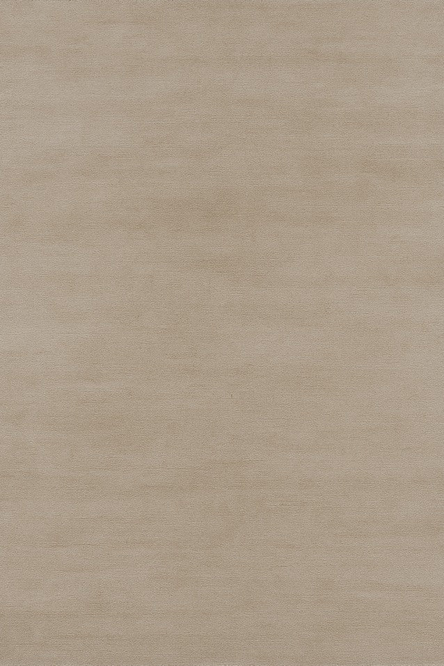 Tapis raffiné 100% ortie beige vu de face, texture naturelle et surface uniforme