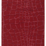 Alfombra roja de lana y viscosa – Harmony – vista completa de la alfombra