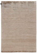 Tapis beige à poils ras en soie de bambou 200x300 – Sievy