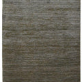 Alfombra gris verde de seda de bambú 170x240 – Sievy