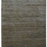 Alfombra gris verde de seda de bambú – Sievy – vista completa de la alfombra