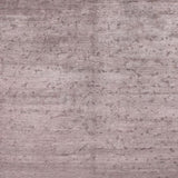 Tapis violet à poils ras en soie de bambou – Sievy : vue d'ensemble du tapis