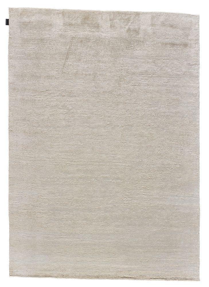 Teppich Elfenbein Kurzflor aus Bambusseide 300x130 – Sievy