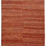 Terracotta Bamboo Silk Rug – Sievy – full view of the rug
