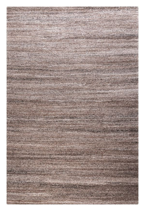 Tapis tout-terrain brun orange en PET recyclé, usage intérieur et extérieur, vue de face, décoration durable