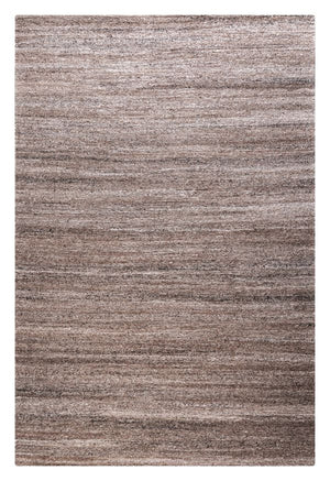 Tapis tout-terrain brun orange en PET recyclé, usage intérieur et extérieur, vue de face, décoration durable