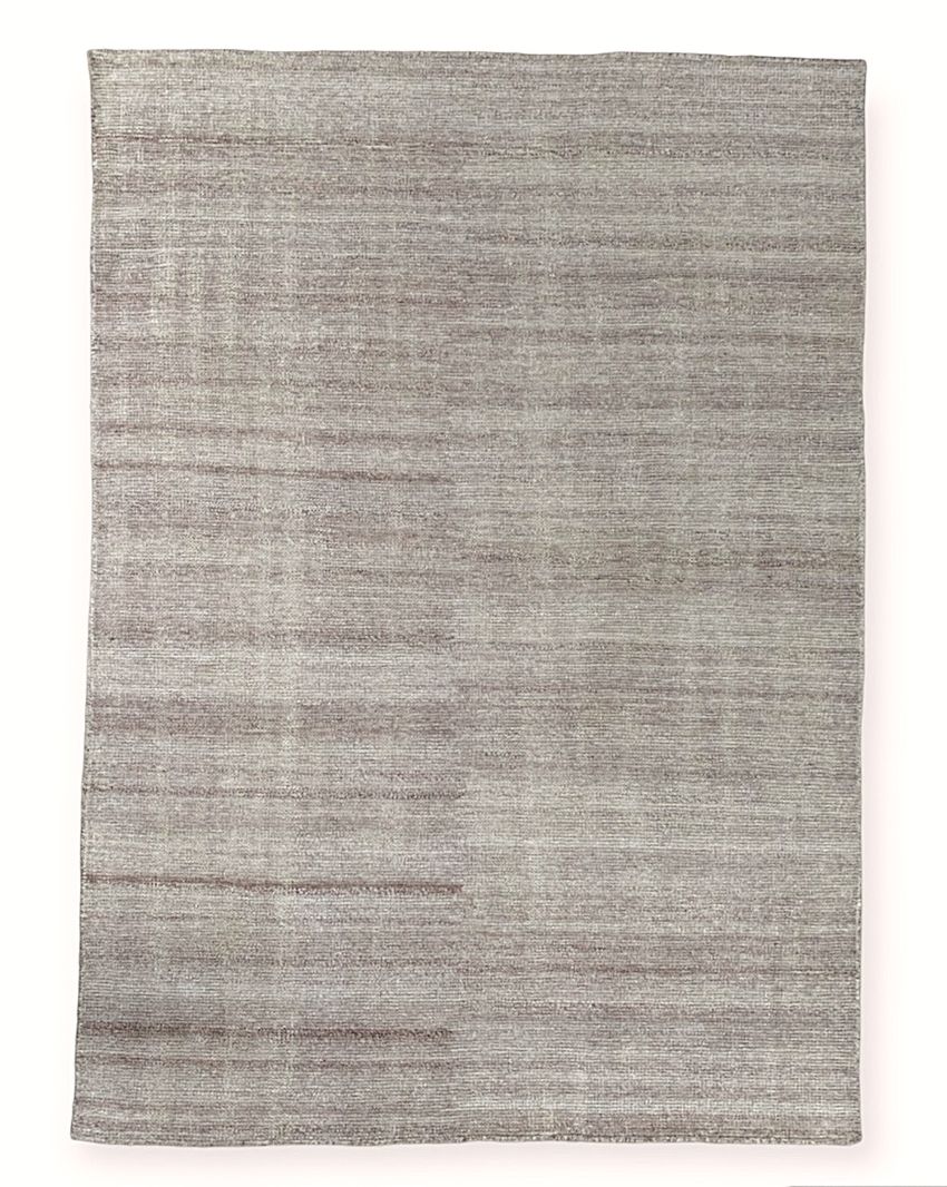 Tapis vintage responsable en PET recyclé beige rose, vu de face, pour usage intérieur ou extérieur