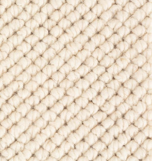 Tapis Ivoire résistant au grand passage en laine - Wooly (100x200, 140x200, 150x200 et 155x205)