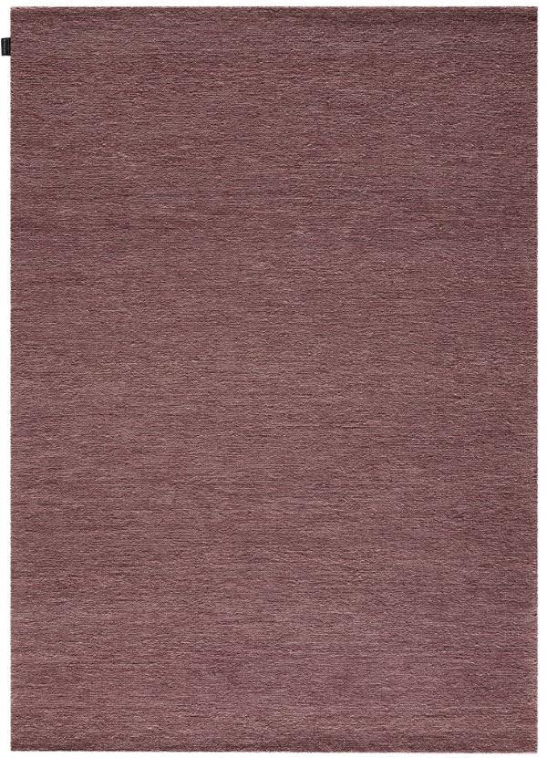 Tapis rose en laine – Kito : vue d'ensemble du tapis