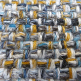 Vloerkleed meerkleurig van wol en viscose – Scottland – detail van de weving