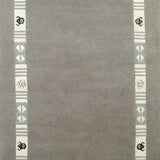 Grey Wool Rug – Senegal – full view of the rug