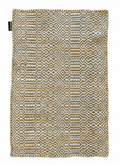 Teppich Orange und Weiß geometrisch aus PET 60x120 – Tessera