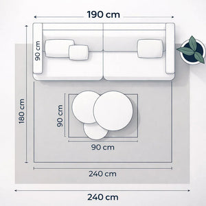 Gallica – Handgeweven katoenen vloerkleed 120x180 cm - Moderne vloerkleden tegen outletprijzen - Bel-Deco