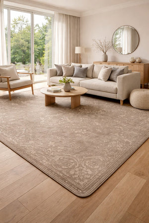 Sydney bloemenkleed – Nieuw-Zeelandse wol en viscose – Klassieke arabesken