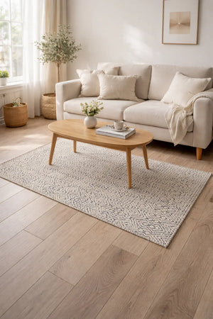 Tapis Zig Zag 80x150 – Style Graphique en Laine Tissée Main - Tapis Contemporains à Prix Outlet - Bel-Deco