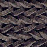 Tapis marron en laine – Highland : détail du tissage