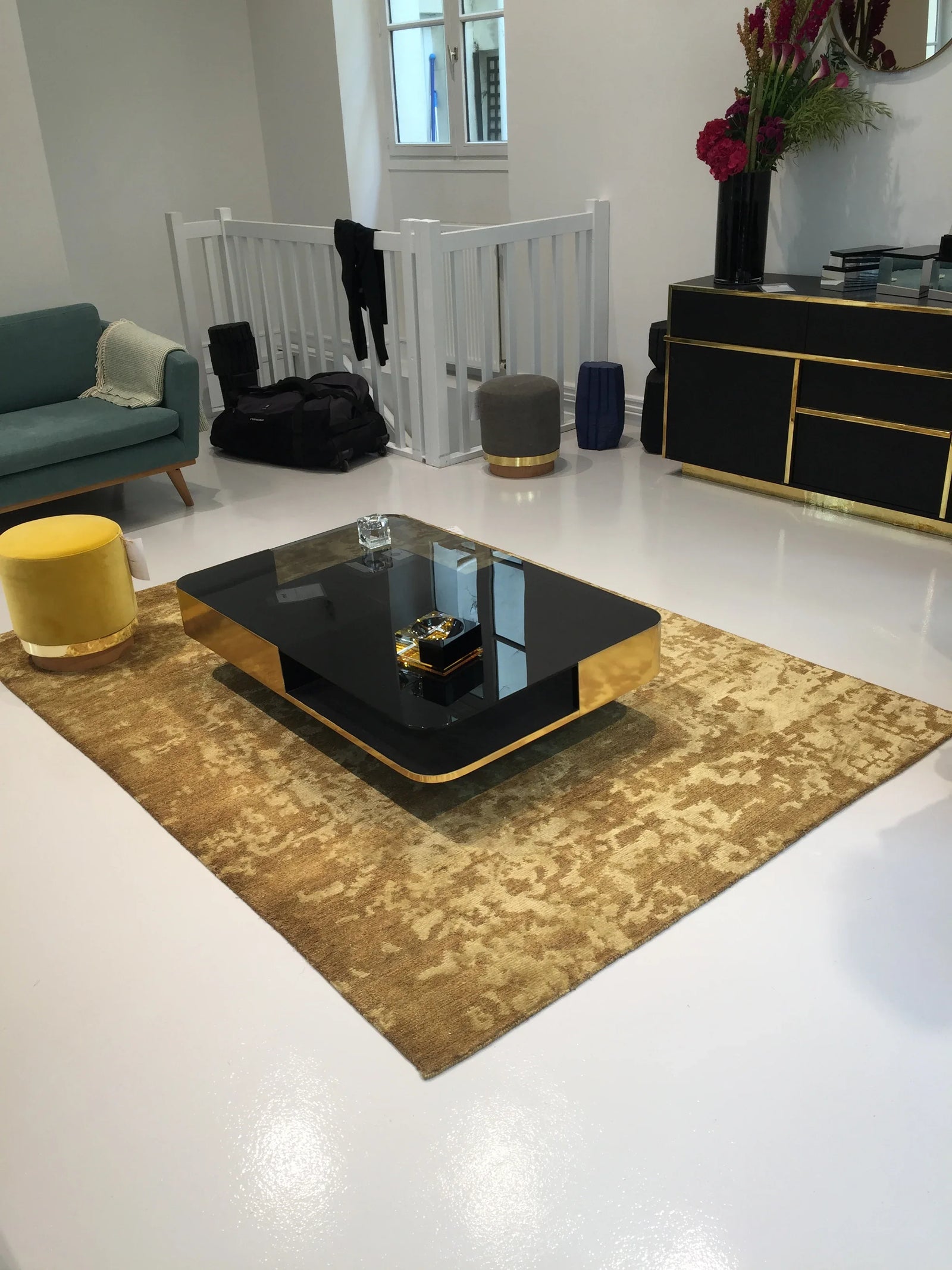 Grand Tapis Luxueux – Chanvre & Soie – Noué Main Népal - Tapis Contemporains à Prix Outlet - Bel-Deco