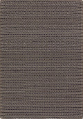 Brown Felted Wool Rug 200x300 – Highland