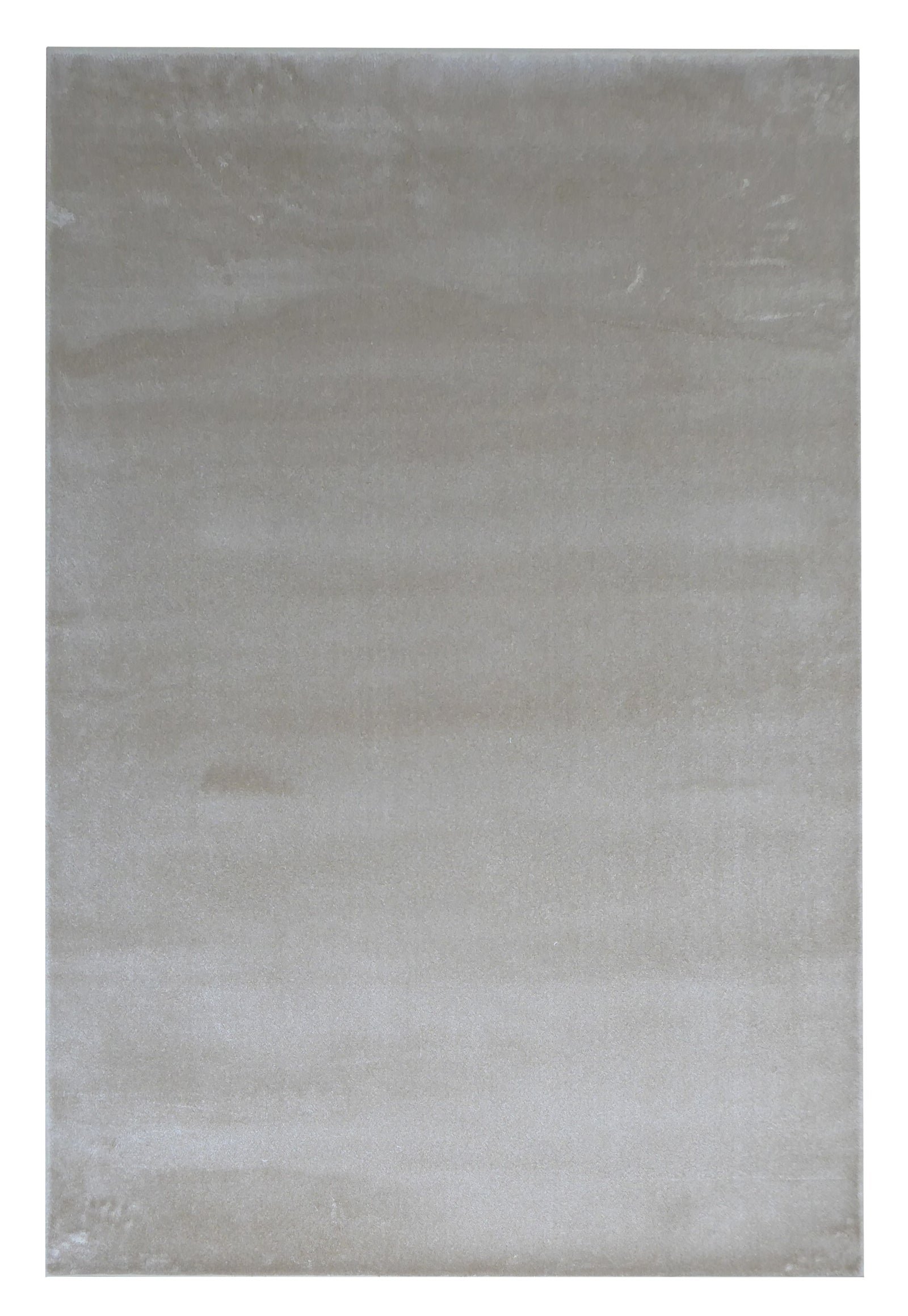 Promotion tapis grand passage uni gris brillant et soyeux en viscose