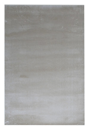 Promotion tapis grand passage uni gris brillant et soyeux en viscose