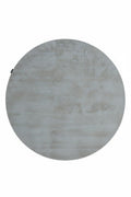 Grey Round Wool Rug 90R – Clip