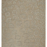Tapis floral gris en lin – Legend : vue d'ensemble du tapis