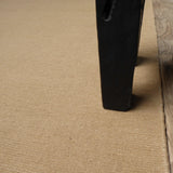 Teppich Beige aus Wolle – Harmony – Detail der Kante