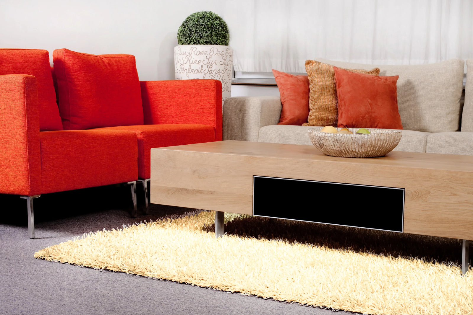 Tapis Electra – Shaggy Ultra-Confort – 100% Polyester Tissé Main - Tapis Contemporains à Prix Outlet - Bel-Deco