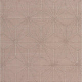 Alfombra beige de lino anudada a mano – Legend – vista completa de la alfombra