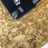 Teppich Gold aus Hanf und Seide – Népal – Detail der Webstruktur