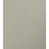 Tapis géométrique blanc en laine – Imbricubes : vue d'ensemble du tapis