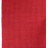 Tapis uni rouge en laine – Swanston : vue d'ensemble du tapis