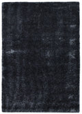 Black Shaggy Polyester Rug 200x300 – Vesuvio