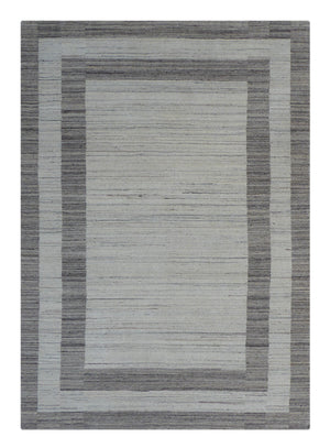 Promotion élégant tapis bicolore 100% laine naturelle d'Inde