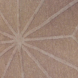 Alfombra beige de lino anudada a mano – Legend – detalle del tejido