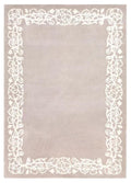 Tapis floral rose en laine et viscose 170x240 – Sydney