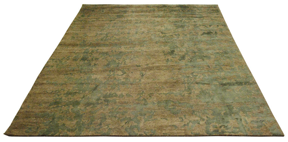 Promotion luxueux tapis en chanvre et soie noué à la main