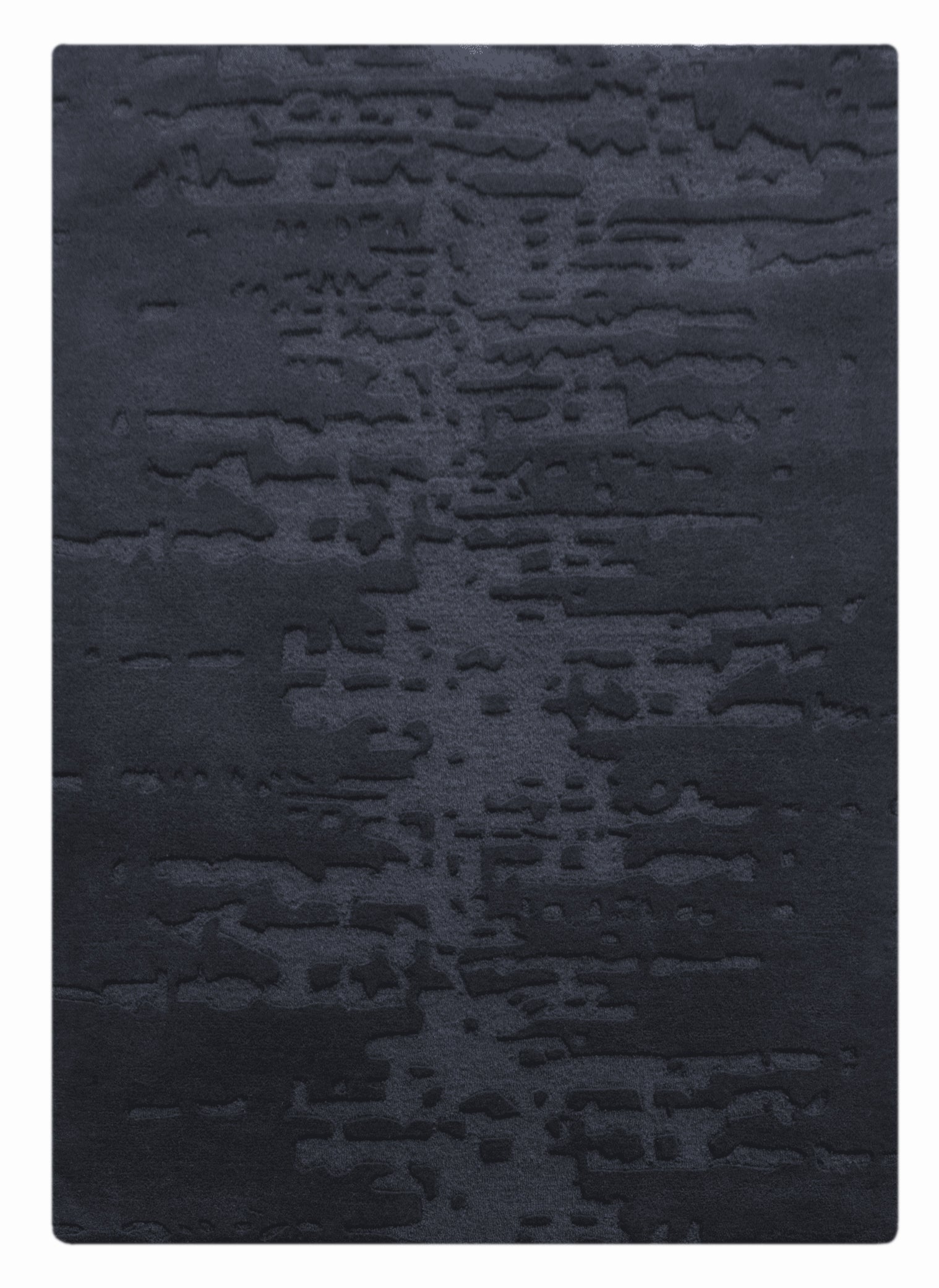 Promotion soyeux et confortable tapis gris sidéral en laine bikaner