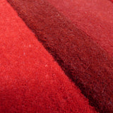 Red Wool Runner Rug – Mola – close-up of the weave