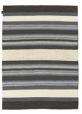 Blue Striped Wool Rug 170x240 – Mood