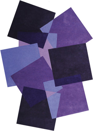 Grand Tapis Mola – Multicolore Géométrique – Laine Bikaner & NZ Tufté Main - Tapis Contemporains à Prix Outlet - Bel-Deco