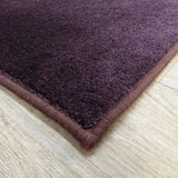 Teppich Läufer Violett Unifarben Polyamid – Pacs – Detail der Kante