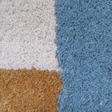 Teppich Mehrfarbig aus Wolle – Eden – Detail der Webstruktur