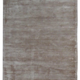 Tapis gris à poils ras en viscose – Kilimanjaro : vue d'ensemble du tapis